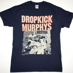 DROPKICK MURPHYS BOSTON NEW NAVY T SHIRT