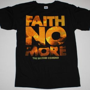 FAITH NO MORE THE SECOND COMING TOUR NEW BLACK T-SHIRT