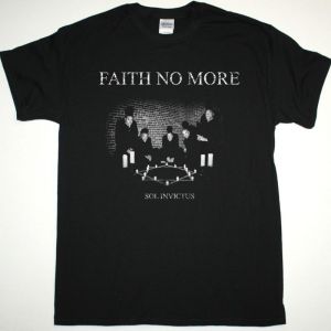 FAITH NO MORE BAND SOL INVICTUS NEW BLACK T-SHIRT