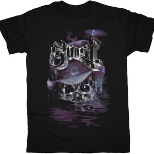 GHOST SKELETOUR NEW BLACK T-SHIRT