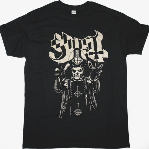 GHOST PAPA NEW BLACK T-SHIRT