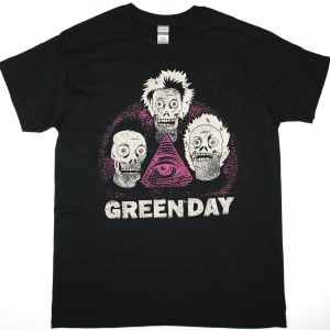 GREEN DAY ZOMBIE PYRAMID NEW BLACK T-SHIRT