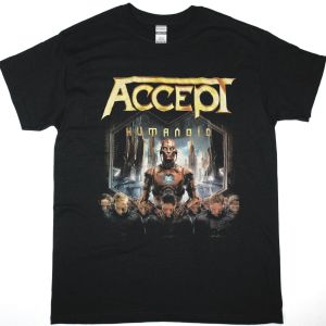 ACCEPT HUMANOID NEW BLACK T-SHIRT