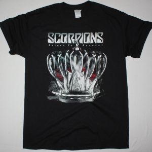 SCORPIONS RETURN TO FOREVER 2 NEW BLACK T-SHIRT