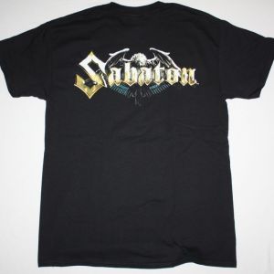 SABATON HEROES ON TOUR NEW BLACK T-SHIRT