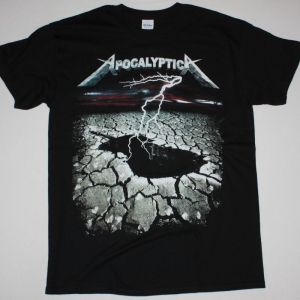 APOCALYPTICA SCROCHED EARTH NEW BLACK T-SHIRT