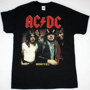AC DC HIGHWAY TO HELL AC/DC NEW BLACK T-SHIRT