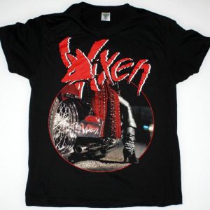 VIXEN EDGE OF BROKEN HEART NEW BLACK T SHIRT