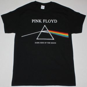 PINK FLOYD DARK SIDE OF THE MOON NEW BLACK T-SHIRT