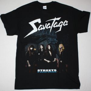 SAVATAGE STREETS: A ROCK OPERA NEW BLACK T-SHIRT
