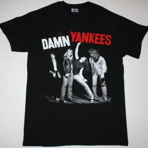 DAMN YANKEES DAMN YANKEES 1990 NEW BLACK T-SHIRT