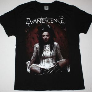 EVANESCENCE LOTUS NEW BLACK T-SHIRT
