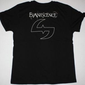 EVANESCENCE LOTUS NEW BLACK T-SHIRT