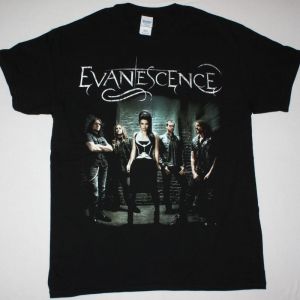 EVANESCENCE BAND NEW BLACK T SHIRT