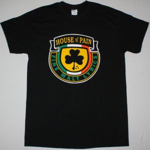 HOUSE OF PAIN LOGO NEW BLACK T-SHIRT