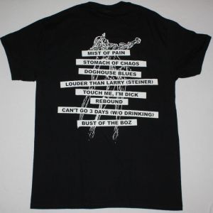 CITIZEN DICK SINGLES BAND NEW BLACK T-SHIRT