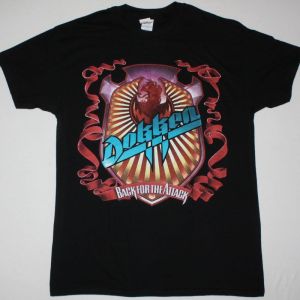 DOKKEN BACK FOR THE ATTACK NEW BLACK  T-SHIRT