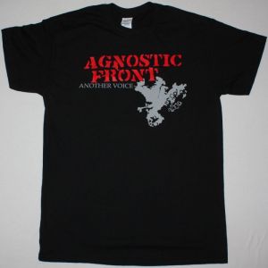AGNOSTIC FRONT ANOTHER VOICE NEW BLACK T-SHIRT