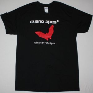 GUANO APES PLANET OF THE APES NEW BLACK T SHIRT