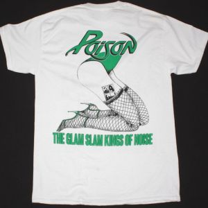 POISON I WANT ACTION NEW WHITE T-SHIRT