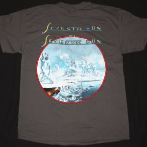IRON MAIDEN SEVENTH SON OF A SEVENTH SON NEW GREY T-SHIRT