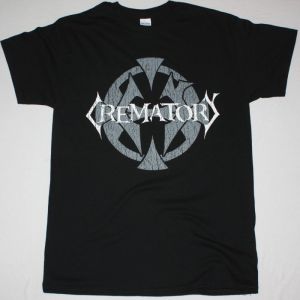CREMATORY MONUMENT LOGO NEW BLACK T SHIRT
