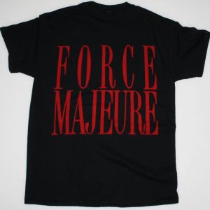 DORO FORCE MAJEURE '89 NEW BLACK T-SHIRT