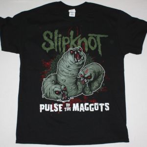 SLIPKNOT PULSE OF THE MAGGOTS NEW BLACK T-SHIRT