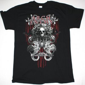 ARCH ENEMY REVOLUTION BEGINS NEW BLACK T-SHIRT