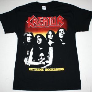 KREATOR EXTREME AGGRESSION 1989 NEW BLACK T SHIRT
