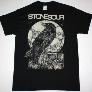 STONE SOUR CROW NEW BLACK T-SHIRT