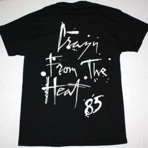 DAVID LEE ROTH CRAZY FROM THE HEAT NEW BLACK T-SHIRT