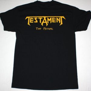 TESTAMENT THE RITUAL NEW BLACK T-SHIRT