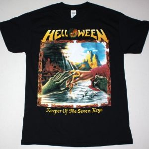 HELLOWEEN KEEPER OF THE SEVEN KEYS II NEW BLACK T-SHIRT