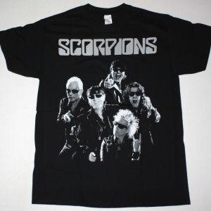 SCORPIONS BAND NEW BLACK T-SHIRT