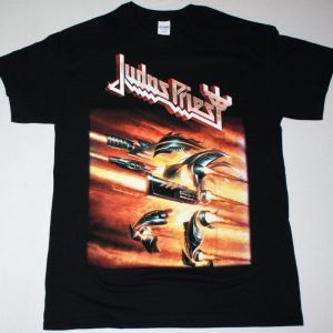 JUDAS PRIEST FIREPOWER NEW BLACK T-SHIRT