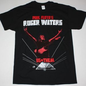 ROGER WATERS US+THEM TOUR 2018 NEW BLACK T-SHIRT