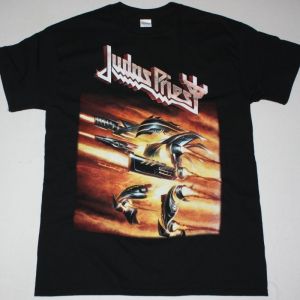 JUDAS PRIEST FIREPOWER TOUR 2018 NEW BLACK T-SHIRT