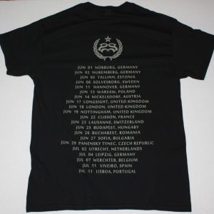 STONE SOUR TOUR 2018 NEW BLACK T-SHIRT