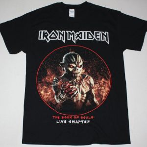 IRON MAIDEN THE BOOK OF SOULS LIVE CHAPTER NEW BLACK T SHIRT