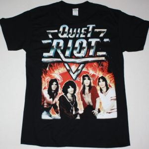 QUIET RIOT QUIET RIOT 1978 NEW BLACK T-SHIRT