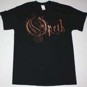 OPETH LOGO NEW BLACK T-SHIRT