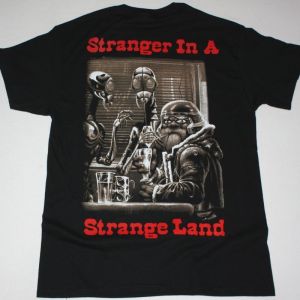 IRON MAIDEN STRANGER IN A STRANGE LAND NEW BLACK T SHIRT