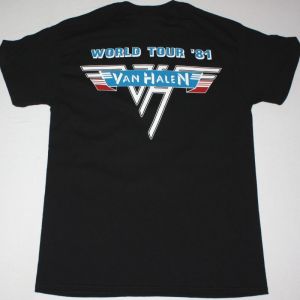 VAN HALEN FAIR WARNING NEW BLACK T-SHIRT