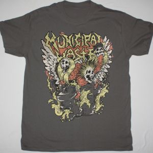 MUNICIPAL WASTE TNT NEW GREY T-SHIRT