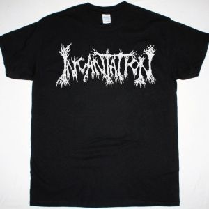 INCANTATION LOGO NEW BLACK T-SHIRT