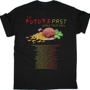 IRON MAIDEN THE FUTURE PAST TOUR 2024 USA NEW BLACK T-SHIRT