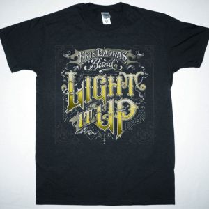 KRIS BARRAS BAND LIGHT IT UP NEW BLACK T-SHIRT