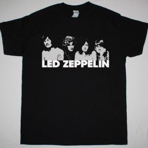 LED ZEPPELIN FIRST AMERICAN TOUR NEW BLACK T SHIRT