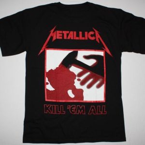 METALLICA KILL'EM ALL 1983  NEW BLACK T-SHIRT